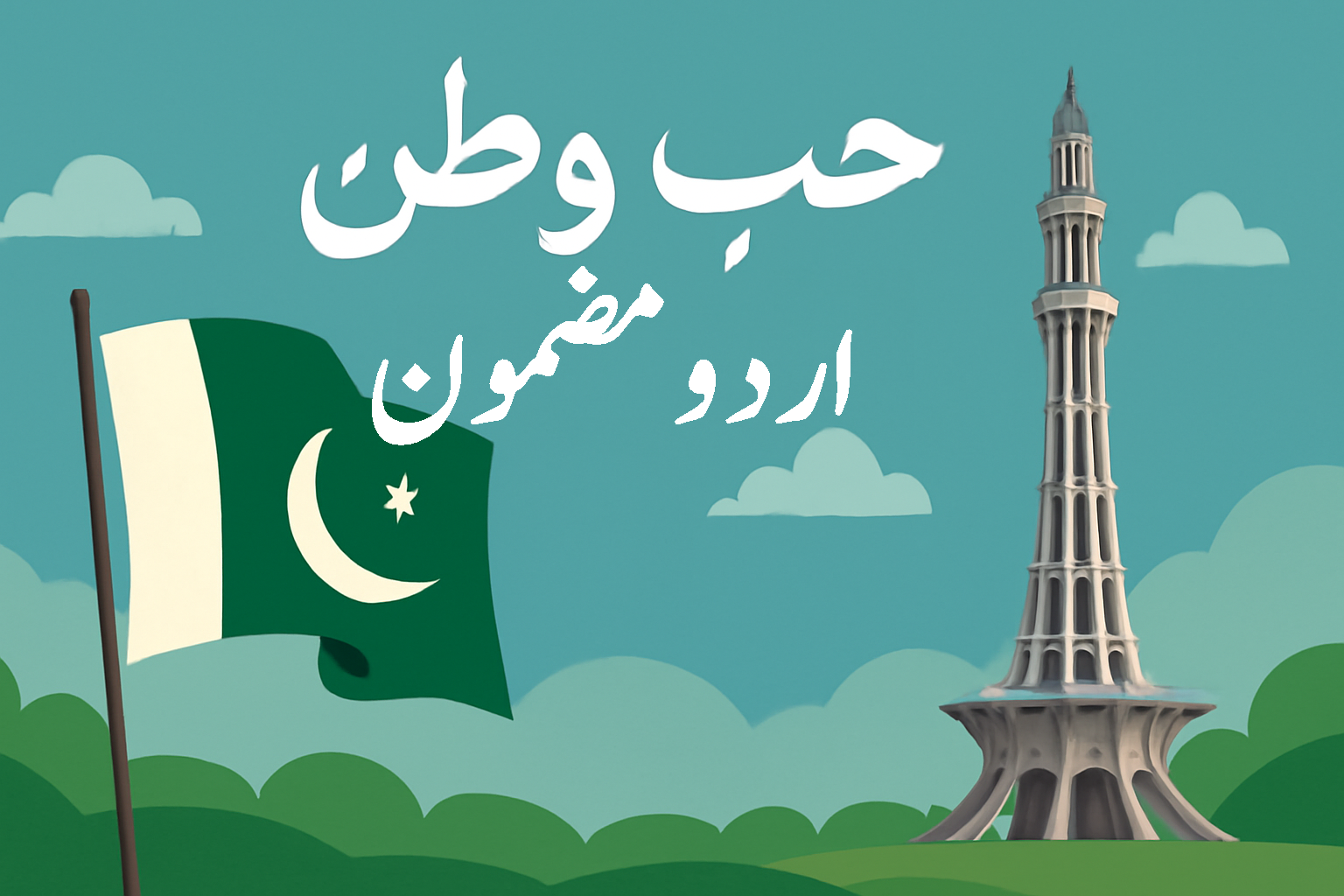 اردو مضمون حب وطن
