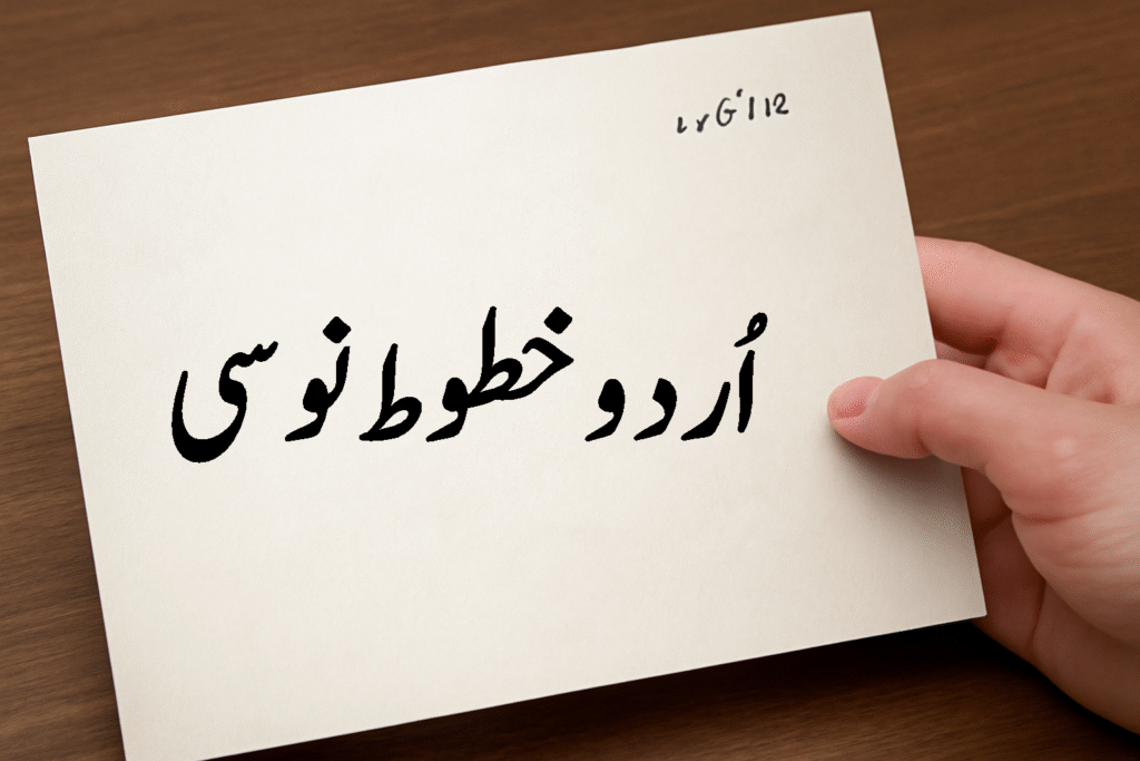 اردو خطوط نویسی 11 اردو خطوط نویسی