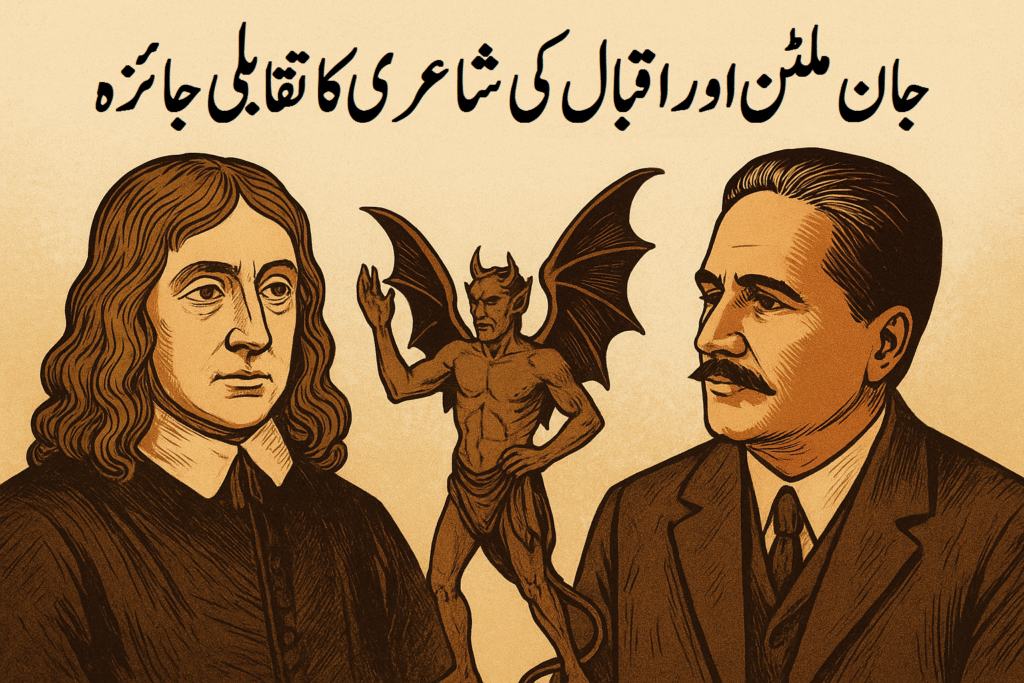 جان ملٹن اور اقبال کی شاعری کا تقابلی جائزہ 3 جان ملٹن اور اقبال کی شاعری کا تقابلی جائزہ