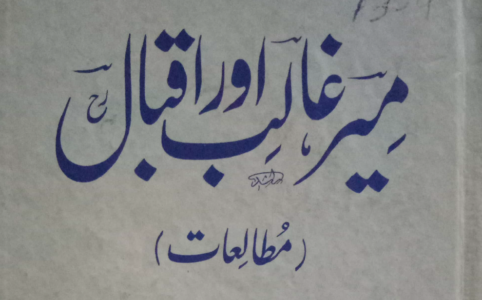 میر، غالب اور اقبال: ڈاکٹر اے بی اشرف کی کتاب کا تفصیلی جائزہ 8 میر، غالب اور اقبال: ڈاکٹر اے بی اشرف کی کتاب کا تفصیلی جائزہ