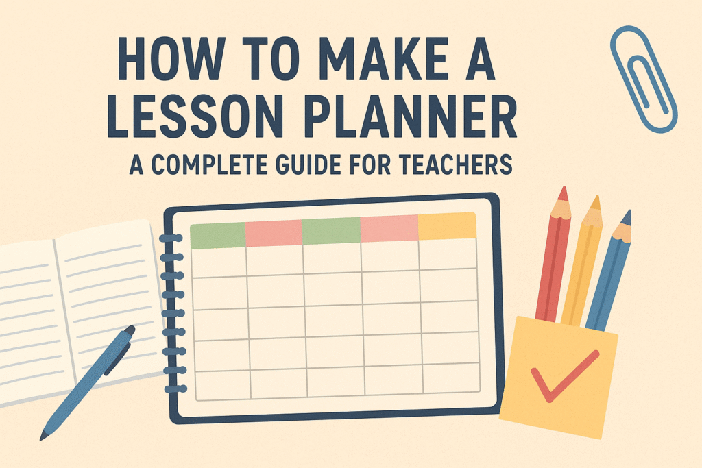 How to Make a Lesson Planner 10 How to Make a Lesson Planner