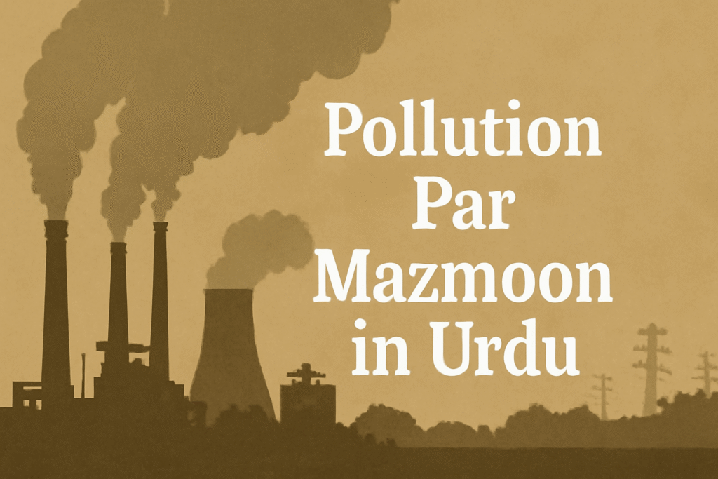 Pollution Par Mazmoon in Urdu 5 Pollution Par Mazmoon in Urdu