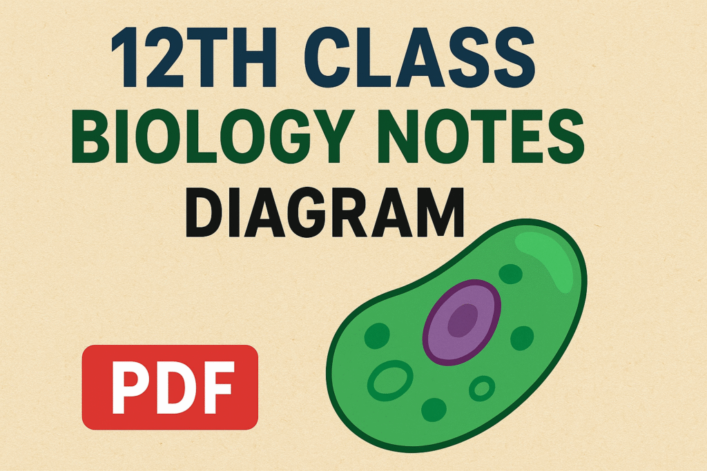 12th Class Biology Notes Diagram PDF 1 2nd year biology diagrams pdf download