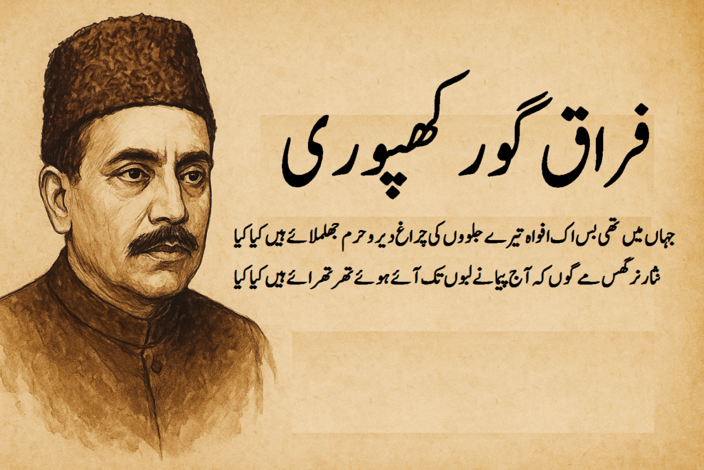 فراق گورکھپوری کی مشہور غزل کی مکمل تشریح 2 فراق گورکھپوری