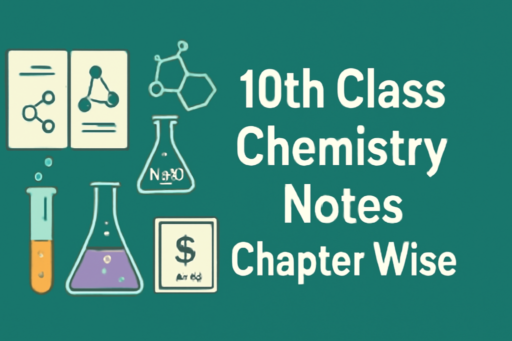 10th Class Chemistry Notes Chapter Wise Test Series 8 10th Class Chemistry Notes Chapter Wise Test Series