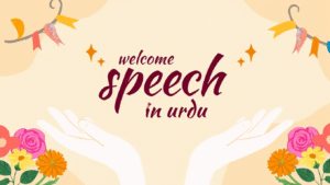 Welcome Speech In Urdu 3 welcome party speech in urdu