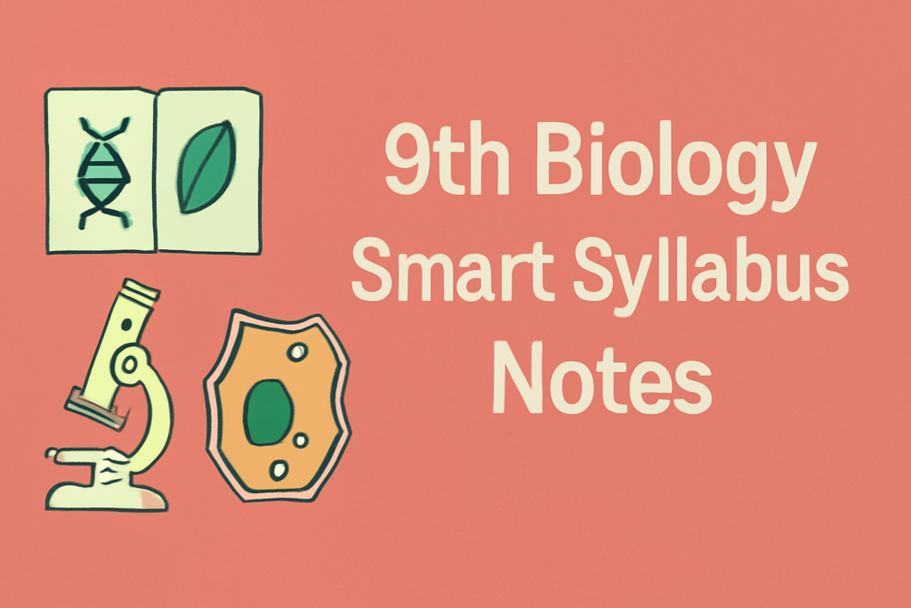 9th Biology Smart Syllabus Notes 3 9th Biology Smart Syllabus Notes