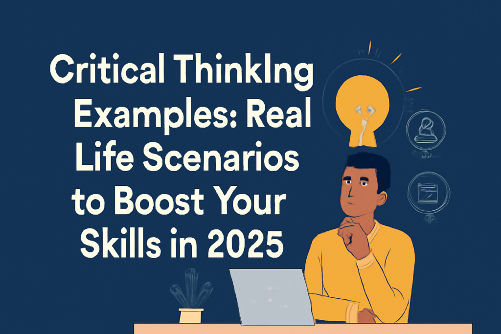 Critical Thinking Examples: Real-Life Scenarios to Boost Your Skills in 2025 6 Critical Thinking Examples