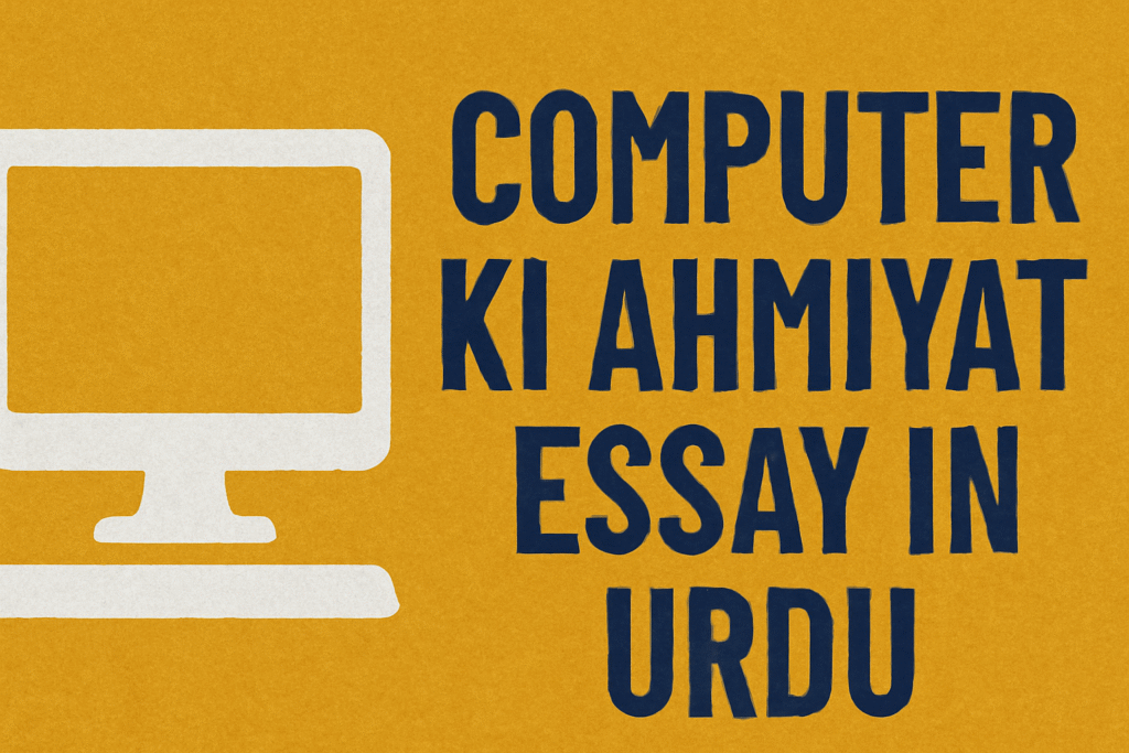 Computer Ki Ahmiyat Essay In Urdu 13 Computer Ki Ahmiyat Essay In Urdu
