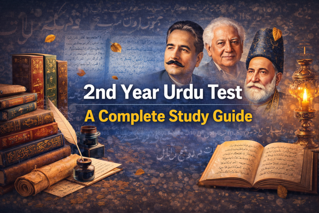 2ND YEAR URDU TEST NO. 5 4 2ND YEAR URDU TEST NO. 5