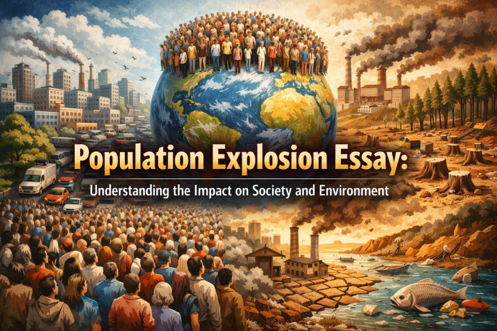 Population Explosion Essay: Understanding the Impact on Society and Environment 10 Population Explosion Essay