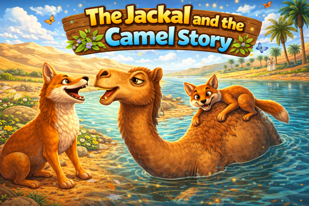 The Jackal and the Camel Story 4 The Jackal and the Camel Story