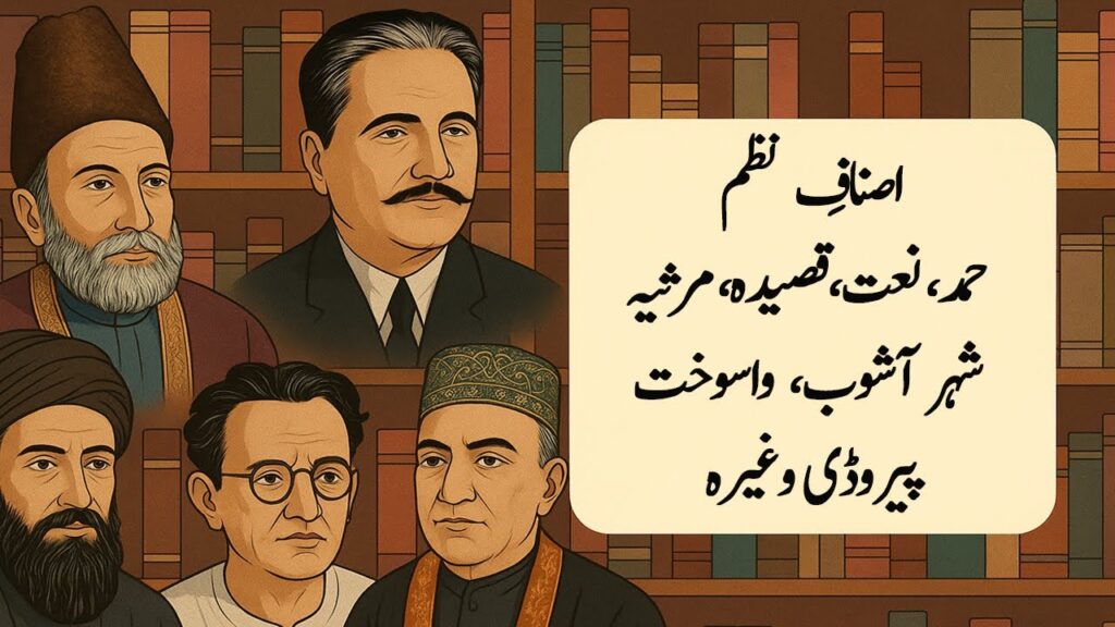 Asnaf e Nazm Urdu Grammar Full Explanation with Examples 7 Asnaf e Nazm Urdu Grammar Full Explanation with Examples
