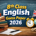 8th Class PECTAA Exam English Guess Paper 2026 32 8th Class English Guess Paper 2026
