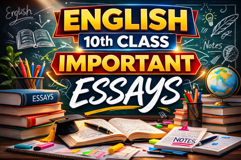 English 10th Class Important Essays 9 English 10th Class Important Essays
