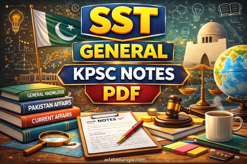 SST GENERAL KPSC NOTES PDF 1 SST GENERAL KPSC NOTES