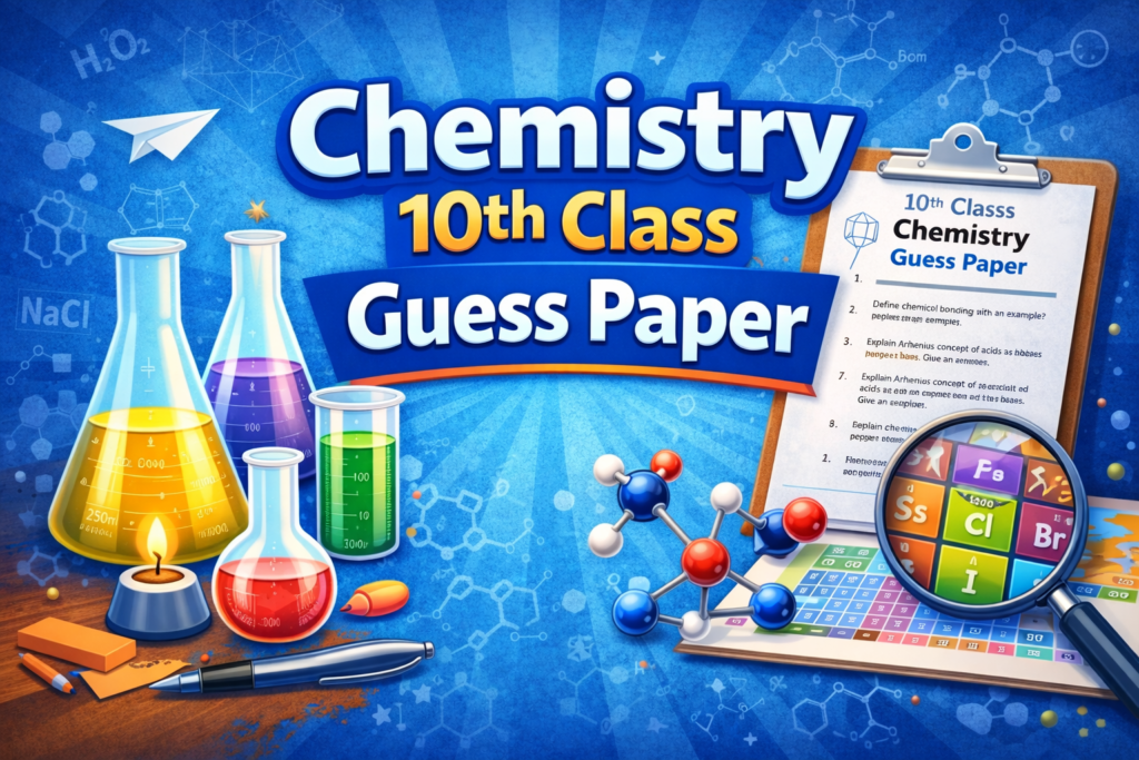 Chemistry 10th Class Guess Paper 2026 5 Chemistry 10th Class Guess Paper 2026