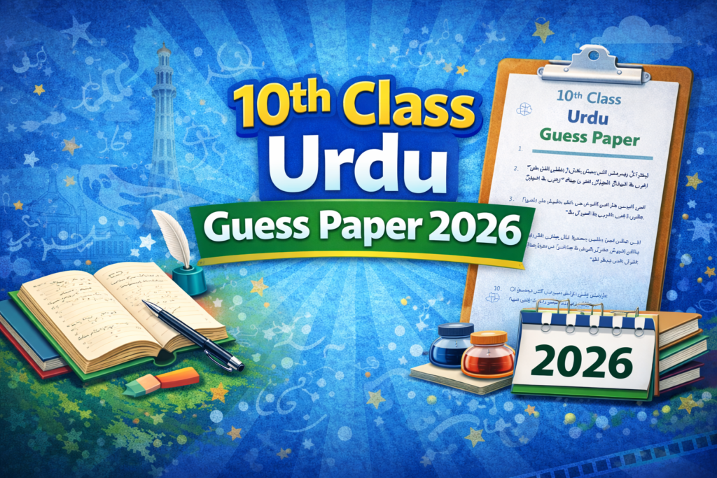10th Class Urdu Guess Paper 2026 3 10th Class Urdu Guess Paper 2026