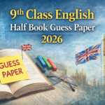 9th Class English Half Book Guess Paper 2026 50 9th Class English Half Book Guess Paper 2026