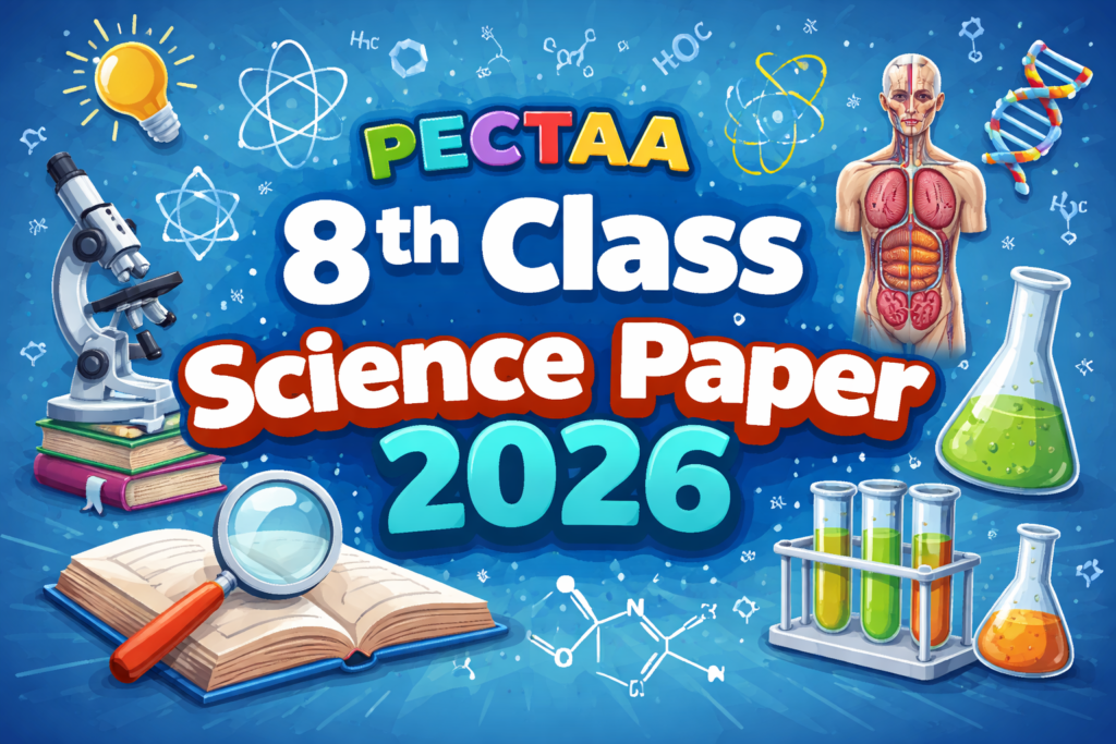 PECTAA 8th Class Science Guess Paper 2026 4 PECTAA 8th Class Science Guess Paper 2026