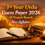 1st Year Urdu Guess Paper 2026 All Punjab Boards New Syllabus 39 1st Year Urdu Guess Paper 2026 All Punjab Boards New Syllabus