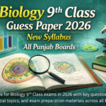 Biology 9th Class Guess Paper 2026 New Syllabus All Punjab Boards 38 Biology 9th Class Guess Paper 2026 New Syllabus All Punjab Boards