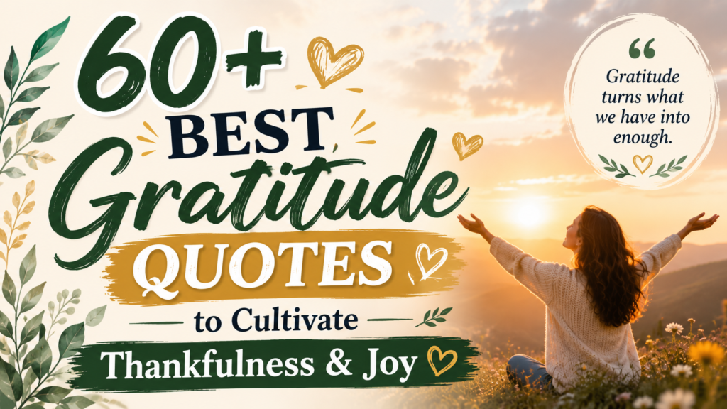 60+ Best Gratitude Quotes to Cultivate Thankfulness & Joy 16 60+ Best Gratitude Quotes to Cultivate Thankfulness & Joy