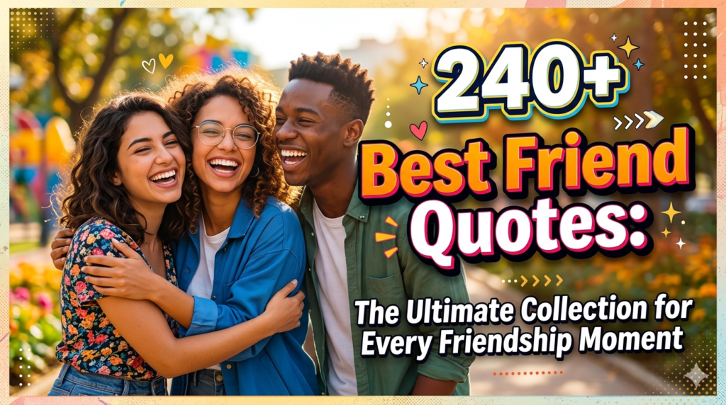 240+ Best Friend Quotes The Ultimate Collection for Every Friendship Moment 11 240+ Best Friend Quotes