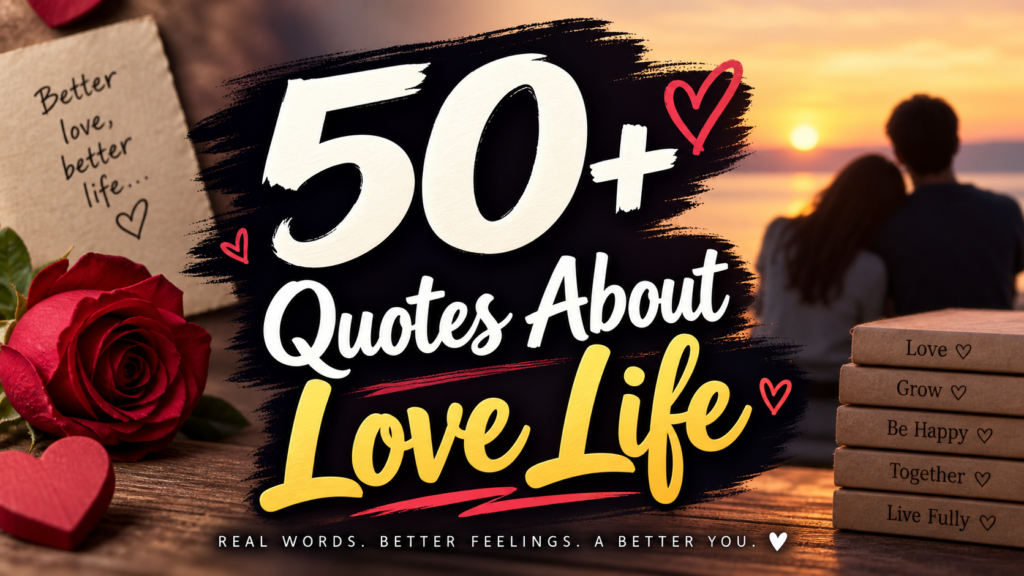 50+ Quotes About Love Life 5 50+ Quotes About Love Life