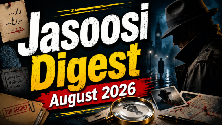 Jasoosi Digest August 2026 3 Jasoosi Digest August 2026