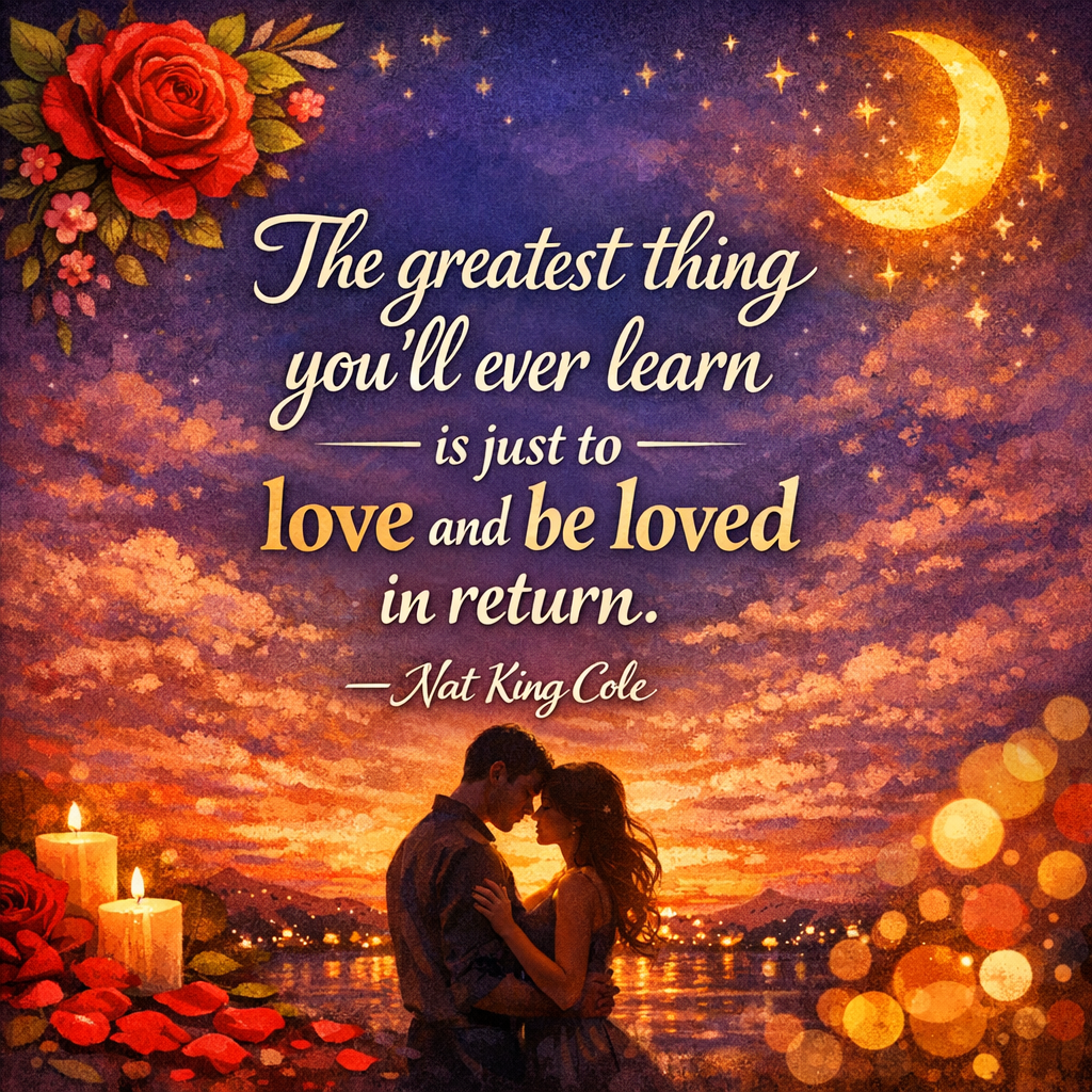 50+ Quotes About Love Life 8 Nat King Cole Quotes About Love Life