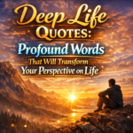 Deep Life Quotes That Will Transform Your Perspective on Life 13 deep life qoutes